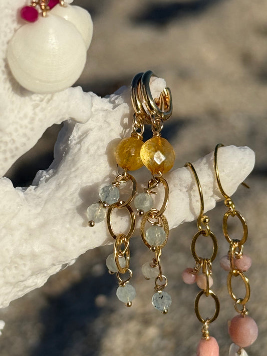 The "Lucia" Dangle Huggies